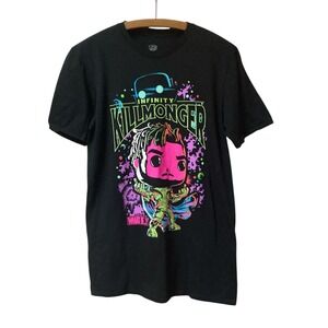 Marvel Funko Pop Infinity Killmonger What If Black Graphic T-Shirt Mens Medium